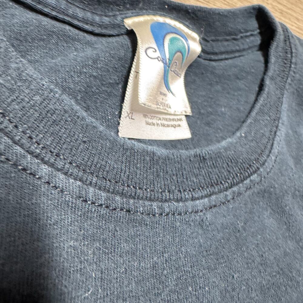 Maui Dive N Surf Shirt Beach Tee Mens XL Faded Black Coastal Classics - Picture 3 of 5